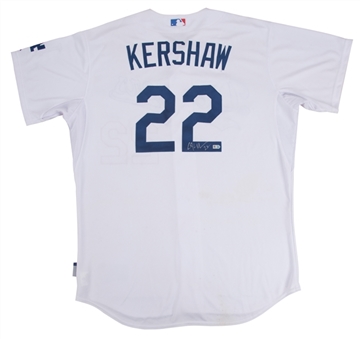 2014 Clayton Kershaw Game Used & Signed Los Angeles Dodgers Home Jersey (MLB Authenticated)